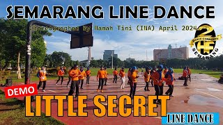 #DEMO #LITTLE #SECRET LINE DANCE | #semarang #linedance | 2HF #dance #community | Chor : mamah Tini