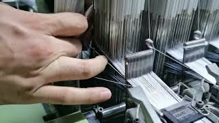 Usage of steel wire when making elastics