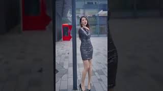 Street Fashion, Shorts, Chinese Girl, Photography 街拍美女,丝袜美腿