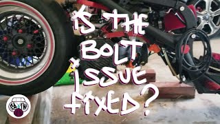 "Fixing" the broken exhaust bolt and explaining the old footage lately