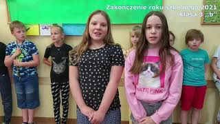 Klasa 3b zakończenie roku szkolnego