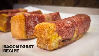 bacon toast recipe | easy and quick