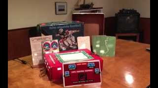 1960s Cadaco foto electric football NATIONAL PRO FOOTBALL HALL OF FAME GAME HD 1080p