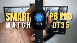 DT35 - P8 PRO SMARTWATCH - FAZ E RECEBE LIGAÇÕES! UNBOXING!!