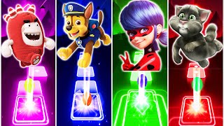 Oddbods Bubbles VS Paw Patrol VS Miraculous Ladybug & Cat Noir VS Talking Tom 🔥 Who Will Win?