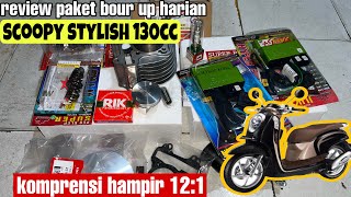 RIVIEW PAKET BOUR UP HARIAN SCOOPY 130cc ‼️