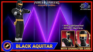 Black Aquitar Ranger mod with Character Card | Power Rangers Legacy Wars