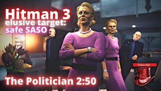 Hitman 3 elusive target The Politician 2:50