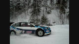 Henning Solberg test driving for Ford pre-rally Norway '09 HD