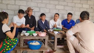 #93:Đại Tiệc Tiếp Đón Anh Achi Tại Nhà Anh Ná 5 con Hoang Mạc Đá.Mí Tủa VLOG