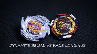 DYNAMITE BELIAL vs RAGE LONGINUS Beyblade Burst