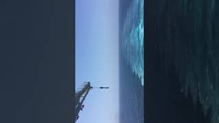 Drilling Rig at transit speed in south China sea