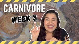 WHAT I ATE THIS WEEK ON CARNIVORE | Carnivore Challenge Week 3 | VLOG