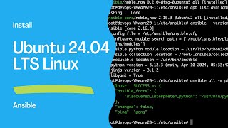 How to install Ansible in Ubuntu 24.04 LTS Noble Numbat— Ansible install