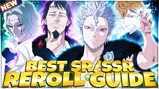 Black Clover Mobile GLOBAL IN-DEPTH REROLL GUIDE! WHICH SR/SSR TO GO FOR [PVE AND PVP]