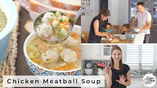 Russian Chicken Meatball Soup