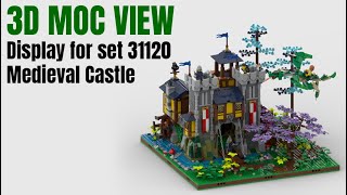 MOC - Display for Lego set 31120 Medieval Castle