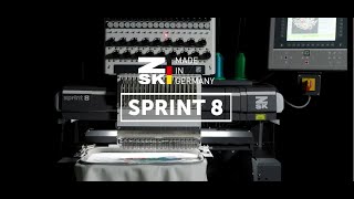 ZSK Sprint 8 - 18 Needle Industrial Single Head Embroidery Machine