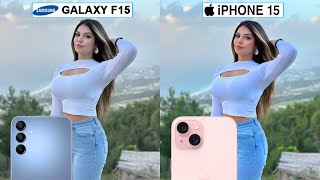 Samsung Galaxy F15 VS Iphone 15 camera Test Comparison || Crazy Output