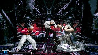 (KOF MUGEN ) D.Yashiro  Vs Bosses Team (New Fınal Rugal)