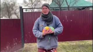 Liberated Ukrainian village greets the Ukrainian army