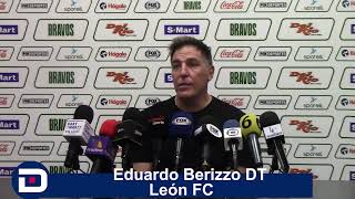 Cuando les cortamos los circuitos jugamos nosotros: Eduardo Berizzo DT Leon Fc