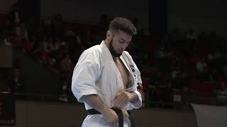 Tomohito Yukaw Japan Vs Salahat Hasanov Azerbaijan Men 85Kg Shinkyokushin 19-20 May 2018 Osaka