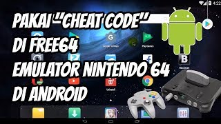 Cara Pakai Cheat Code di Free64 Emulator NIntendo 64 di Android