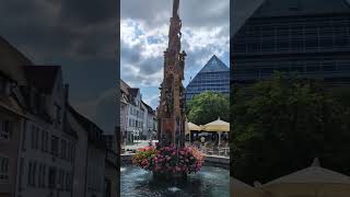 Exploring Ulm, Germany 🇩🇪! 🏰✨  World's tallest church steeple. 🏰⛪️ #Ulm #GermanyTravel #TravelGoals