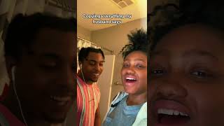 Copying my husband prank #funny #bellandkeyzz #comedy #ourchannel #prankviral #shorts