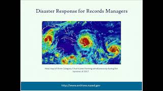 Disaster Response for the Records Manager