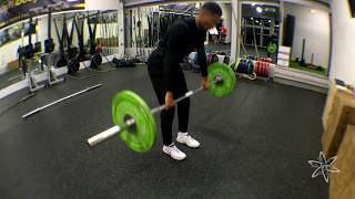 Barbell deadlift // Soulevé de terre avec barre olympique