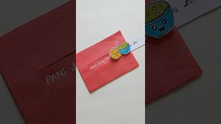 Cute? #art #slidercard #satisfying #diy #panipuri #youtubepartner #gift #shorts #craft #bff