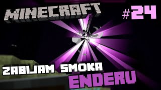 Minecraft #24 - Pokonuję Smoka Enderu! 🐉 [PL]