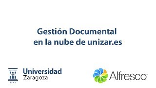 Gestión Documental en la nube de unizar.es