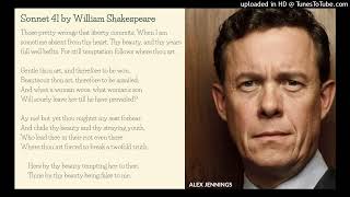 Poetry: Sonnet 41 by William Shakespeare (read by Alex Jennings)