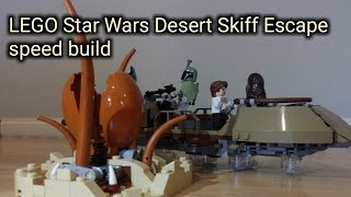 LEGO Star Wars Desert Skiff Escape | Speed build