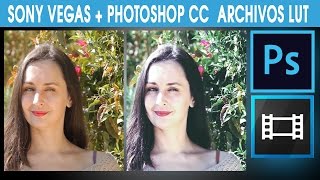 Editar Video con Photoshop y Sony Vegas | Archivos LUT | Agregar efectos