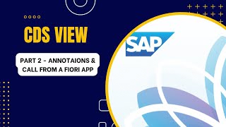 Part 2: CDS View Annotations, Creation, OData, and Fiori Apps in VS Code and SAP HANA Studio
