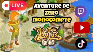 DOFUS RETRO : Aventure de zero sur boune  #dofus  #jeuxvidéo #ankama  #live #dofus2024