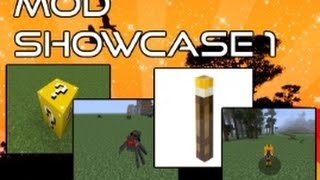 Minecraft mod showcase 1 - Lucky blocks, wolfs, spiders and more