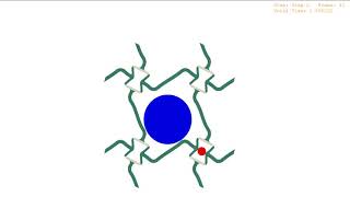 Sequential particle release mechanism FE simulation