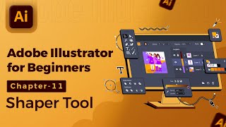 Adobe Illustrator Tutorial in Hindi/हिंदी - 11. Shaper, Pencil & Smooth Tool #illustratorcourse