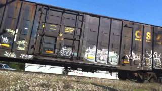 CSX Mixed Freight in Plymouth, MI 11/1/2011