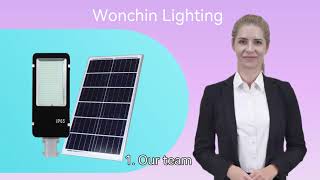 Wonchin Lighting led solar street light IP65 widely used for outdoor street energy saving