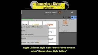 Removing existing Styles from Gallery #wordtutorial #styles #hometab #thebenny