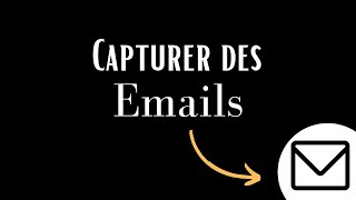 Comment Capturer Des Emails Avec Systeme.io