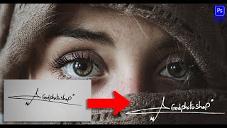 Make Your Signature Into A Watermark In Photoshop - Easy Photography Logo