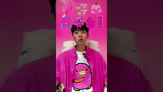 Random Pink food MUKBANG #shorts #sonybanti