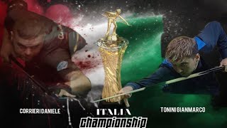 CORRIERI DANIELE VS GIANMARCO TONINI Finale Campionato Italiano Pool 2016 BILLIARD TV